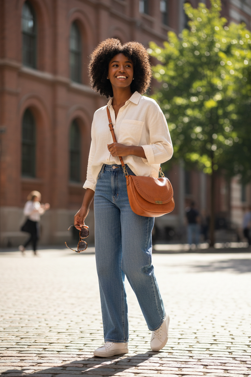 Brown Women's Shoulder Purse - Lifestyle