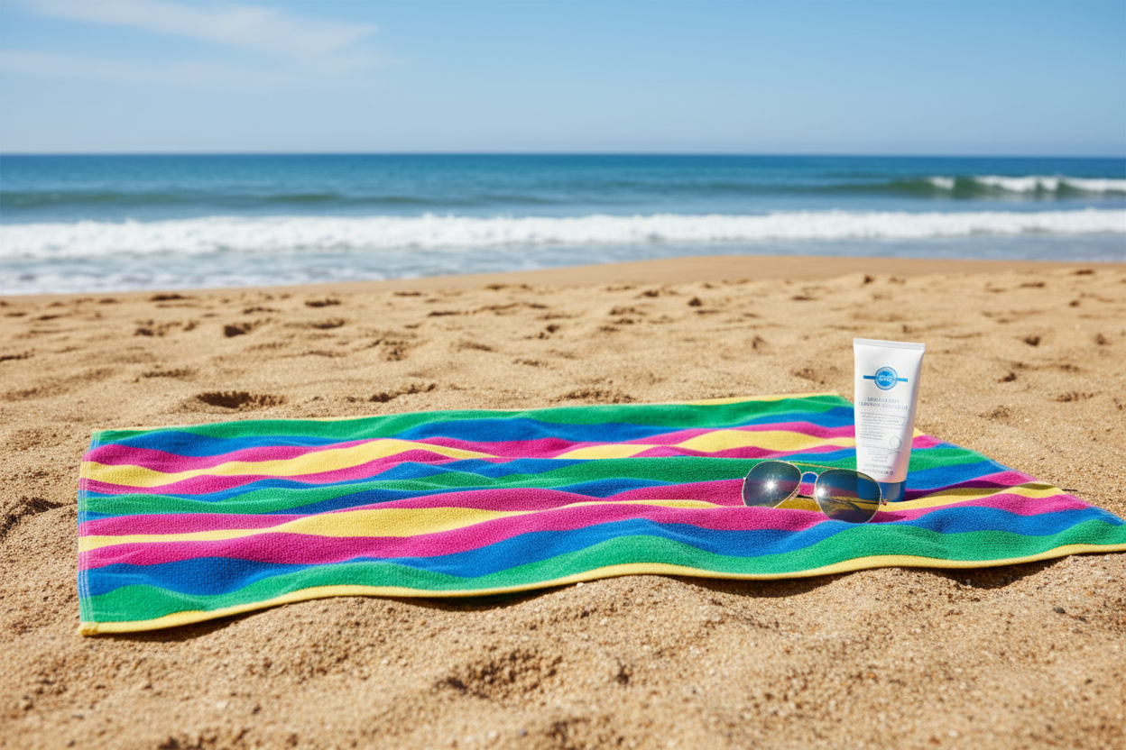 Multicolored Towel - Beach