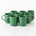Set of 8 Green Mugs